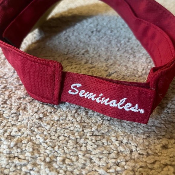 FSU Seminoles Red Visor - Picture 2 of 3